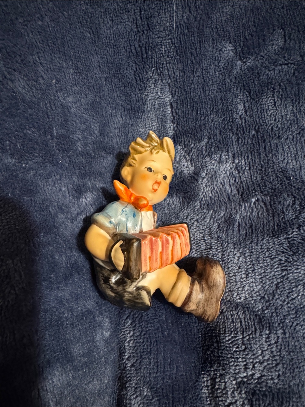 Hummel Boy Playing Accordion Figurine - 390